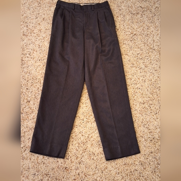 Farrah, Men's 30 x 30 Dark Gray Dress Pants - Picture 6 of 7
